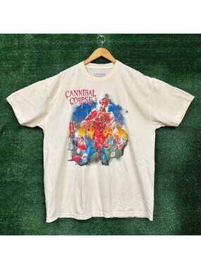 Cannibal Corpse Eaten Back to Life Death Metal Band T-Shirt Size Extra Large